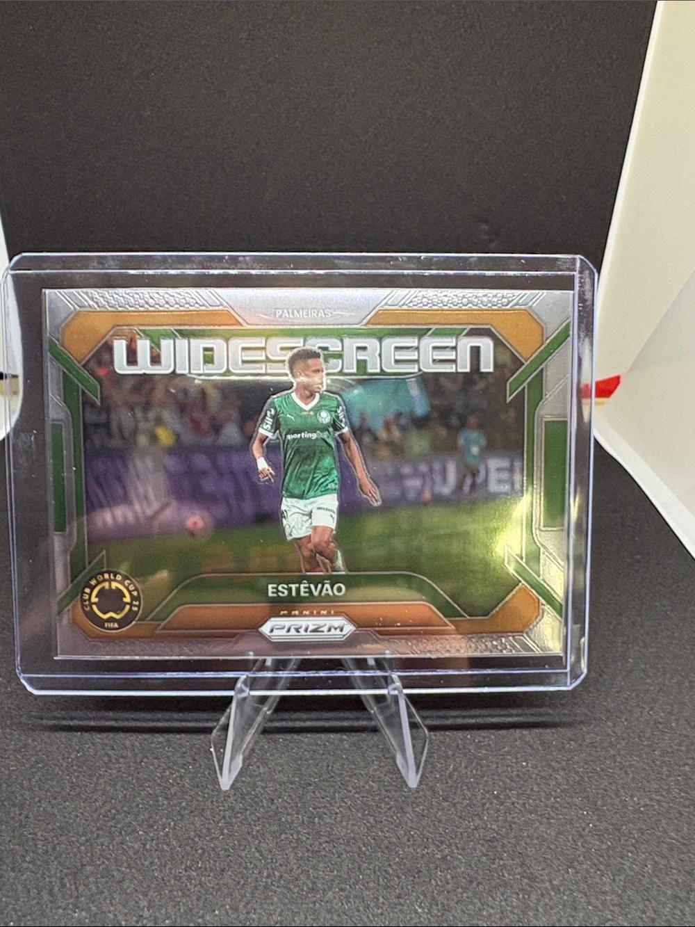 Panini Prizm Widescreen Estêvão Soccer Card